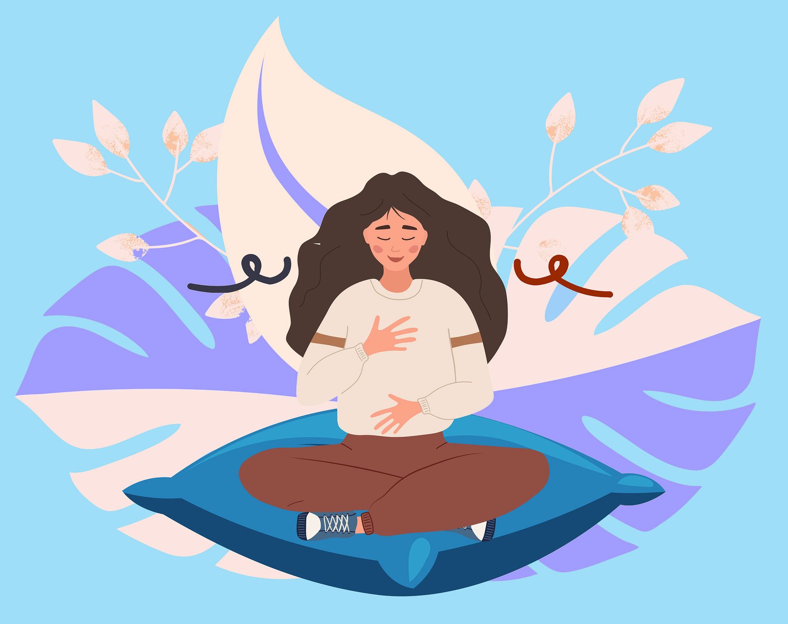 A respiração na meditação